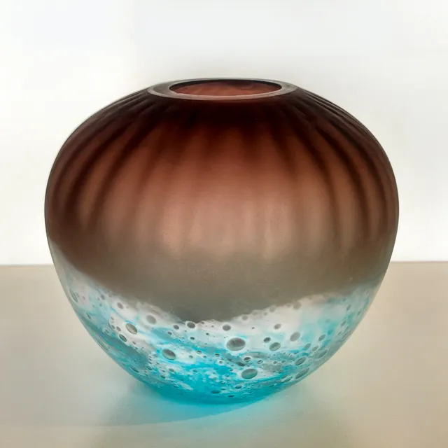 Italian Glass Vase Small