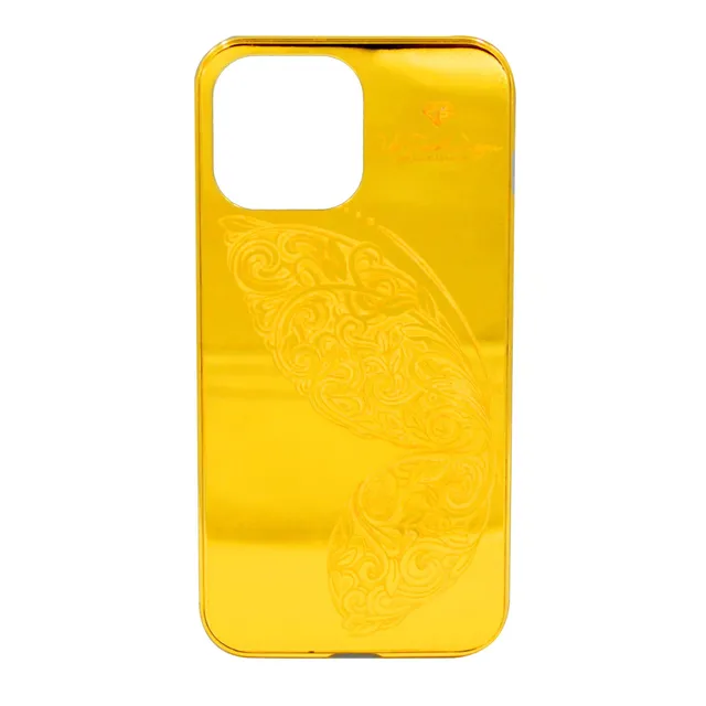 Vip Gold Hiphone Telecom Iphone 13 Pro Max 24K Butterfly Artistic Edition