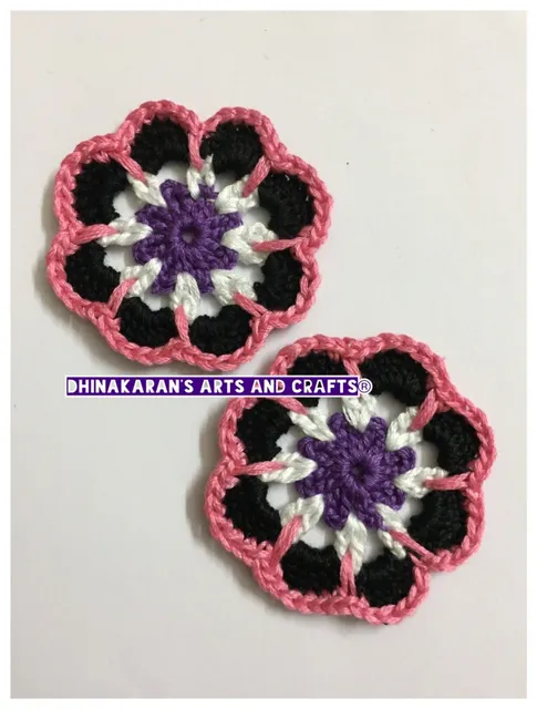 MagicFlower Crochet Patches-(12)