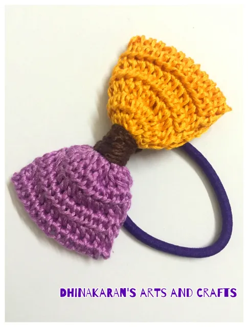 Crochet Bow HairTie-(8)
