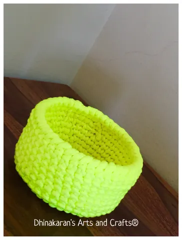 Radium Crochet Basket