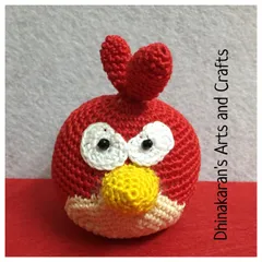 BIG Angry Bird Crochet Soft Toy