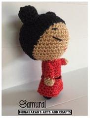 Samurai Crochet Soft Toy