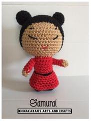 Samurai Crochet Soft Toy