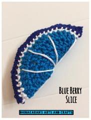 Crochet Blueberry Slice