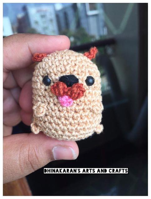 Pug Crochet Soft Toy