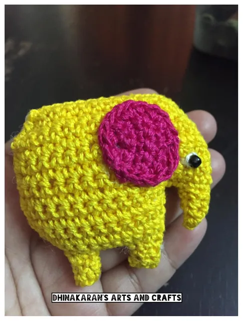 Elephant Crochet Soft Toy