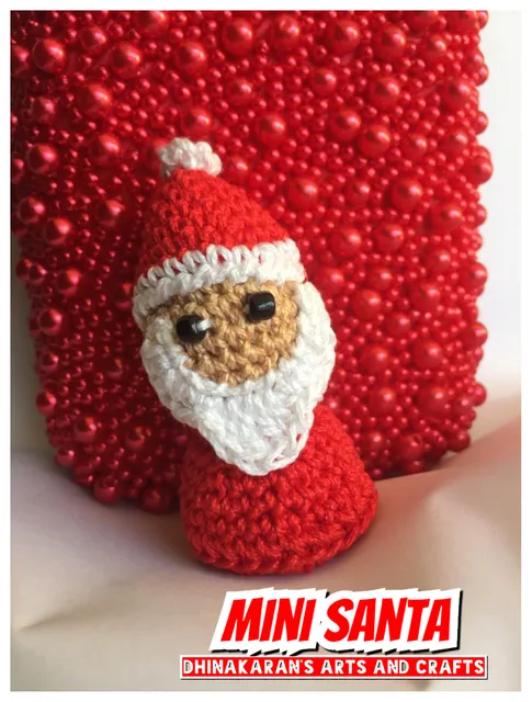 Mini Santa Crochet Soft Toy