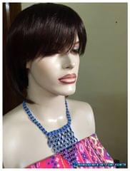 Grape Vine African Beaded Necklace & Bracelet-(1)