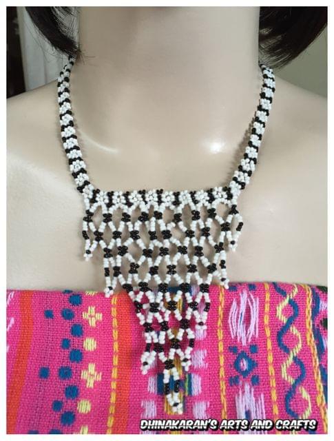 Grape Vine African Beaded Necklace & Bracelet-(6)