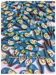 HAPPY BLUE Parrot Buttons