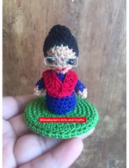 Miniature Granny Crochet Soft Toy
