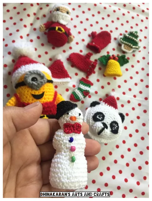 Snowman Crochet Soft Toy