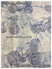 GARDEN CYCLE Block Print Fabric