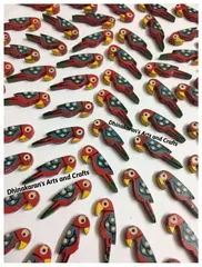 Red Parrot Buttons