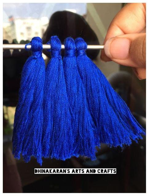 Dark Blue Thread Tassels