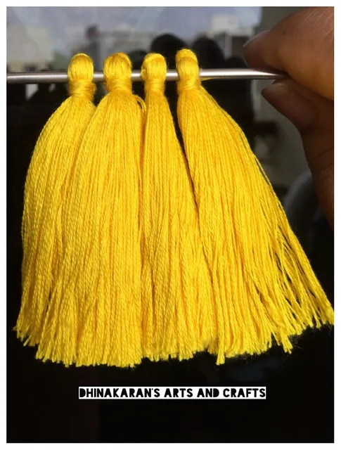 Yellow Thread Tassels