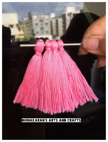 Baby Pink Thread Tassels
