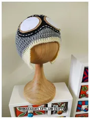 Aviator Baby Crochet Hat