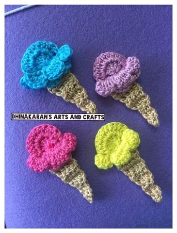 IceCream Crochet Patch