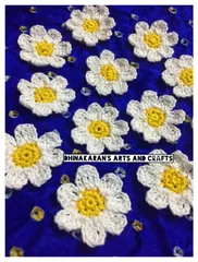 Daisies Crochet Patch