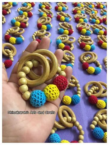 Crochet Baby Ring Rattle