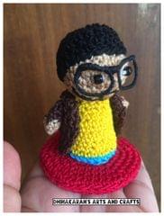 Handsome Man Miniature Crochet Soft Toy