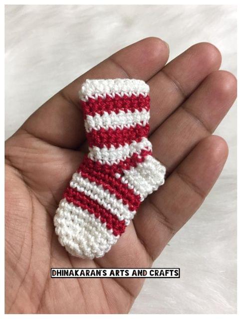 Miniature Crochet Socks