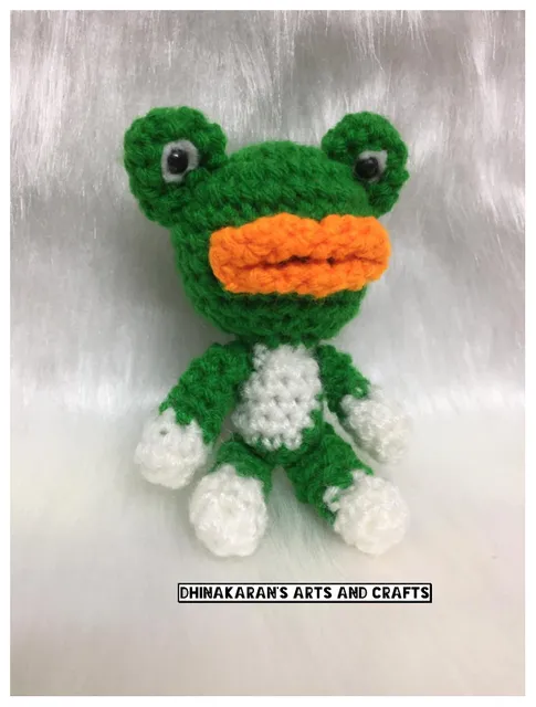 Frog Crochet Miniature Crochet Soft Toy