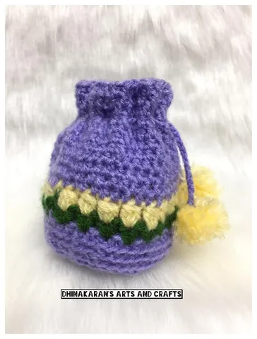 Crochet Miniature Potli Bag