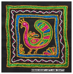 Peacock Kutchwork Patch-(1)