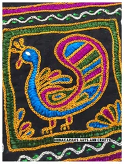 Peacock Kutchwork Patch-(2)
