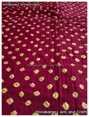 SINDHOOR RED Bandhani Fabric