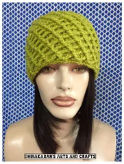 Green Crochet Hat