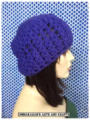 Blue Crochet Hat