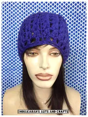 Blue Crochet Hat
