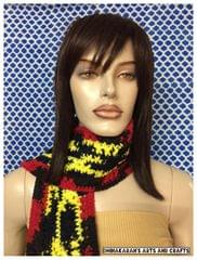 Sporty Crochet Scarf