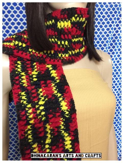 Bright Crochet Scarf