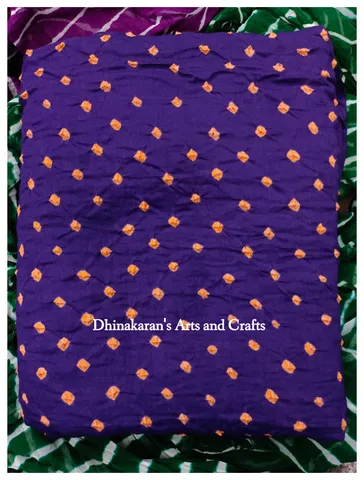 Violet Bandhani Fabric
