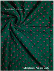 EXOTIC GREEN Bandhani Fabric