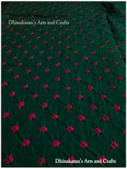 EXOTIC GREEN Bandhani Fabric