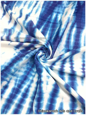 ROYAL BLUE Shibori Fabric