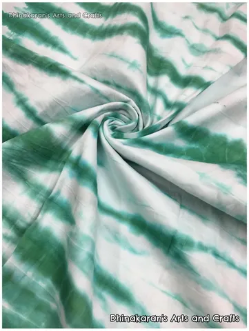 GREEN Shibori Fabric