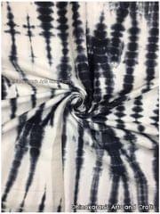 BLACK Shibori Fabric