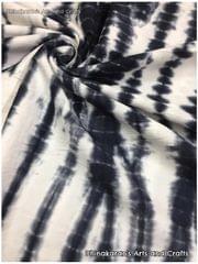 BLACK Shibori Fabric