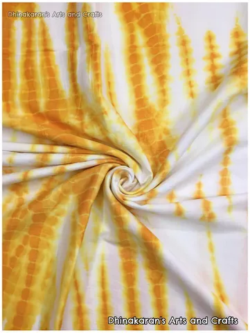 YELLOW Shibori Fabric