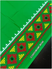 Diamonds Kutchwork Blouse Piece