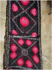 Moha Art Silk Bandhani Saree