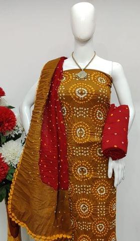Vibrant Bandhani Dress Material