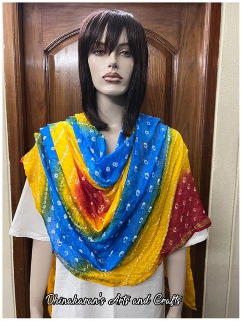 Art Silk Bandhani Dupatta